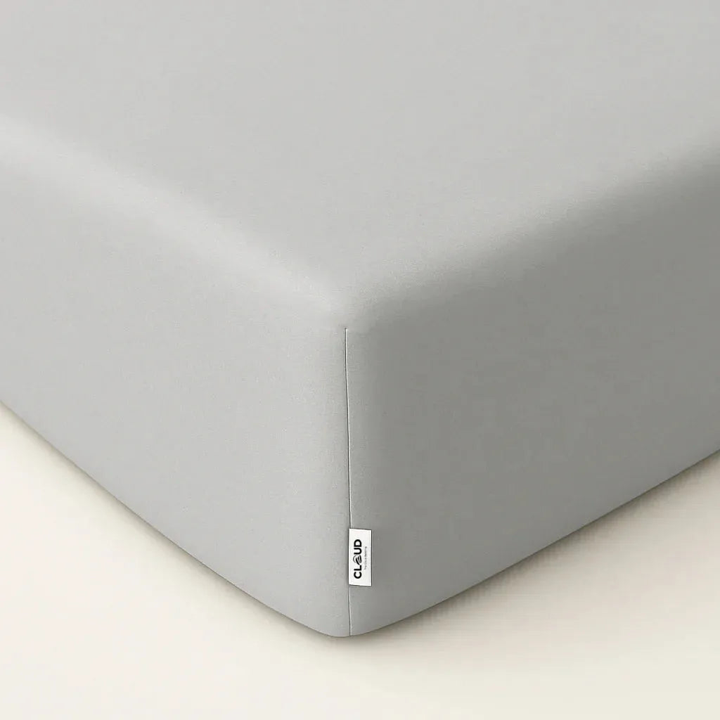 Premium Microfiber Grey Fitted Sheet