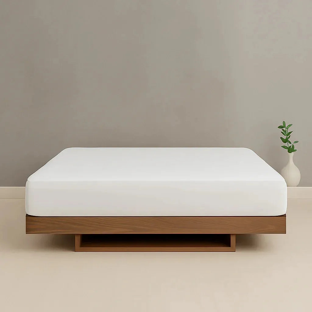 Premium Microfiber White Fitted Sheet