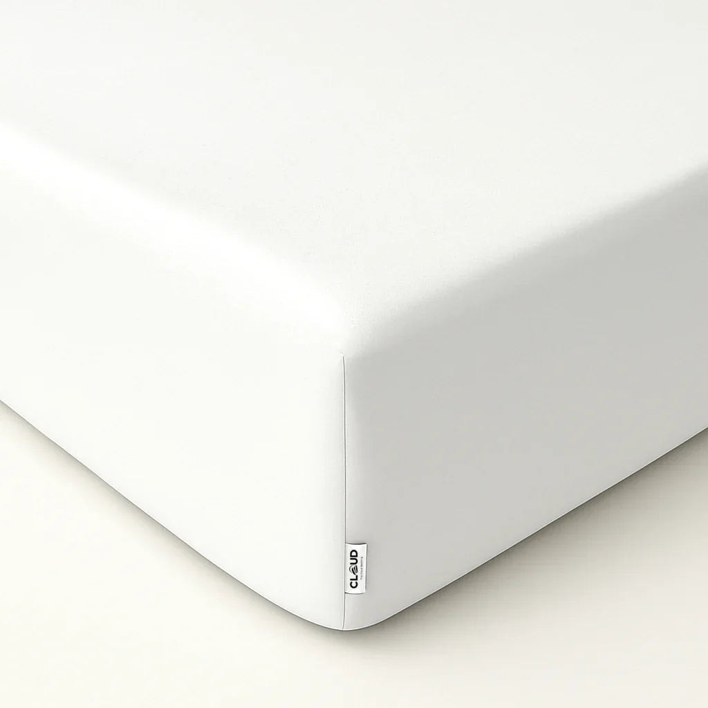 Premium Microfiber White Fitted Sheet