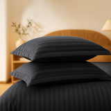 Black Stripes Duvet Cover Set 6Pcs