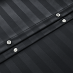 Black Stripes Duvet Cover Set 6Pcs