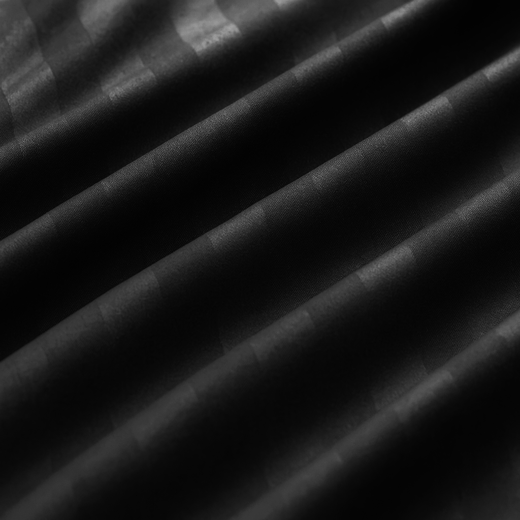 Black Stripes Duvet Cover Set 6Pcs