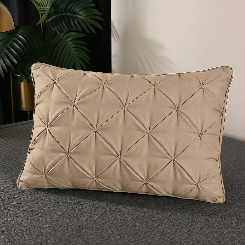 Handmade Pintuck Filled Pillow