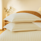 Cream Stripes Duvet Cover Set 6PCS