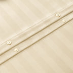 Cream Stripes Duvet Cover Set 6PCS