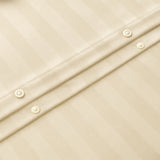 Cream Stripes Duvet Cover Set 6PCS