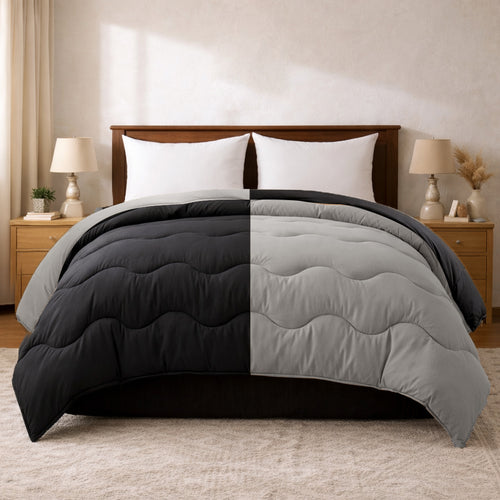 Dual Sides Comforter - Graphite