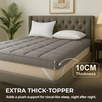 mattress with mattress topper