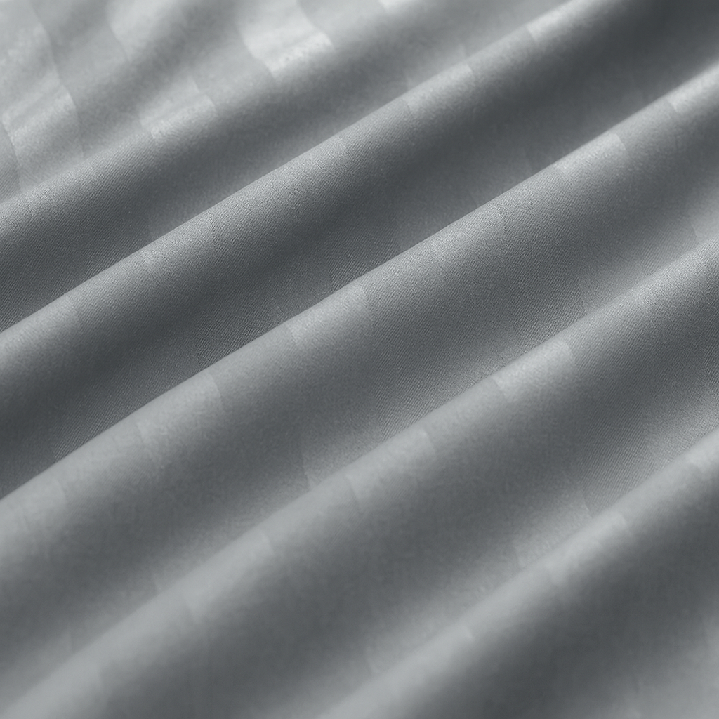 Grey Stripes Duvet Cover Set 6PCS