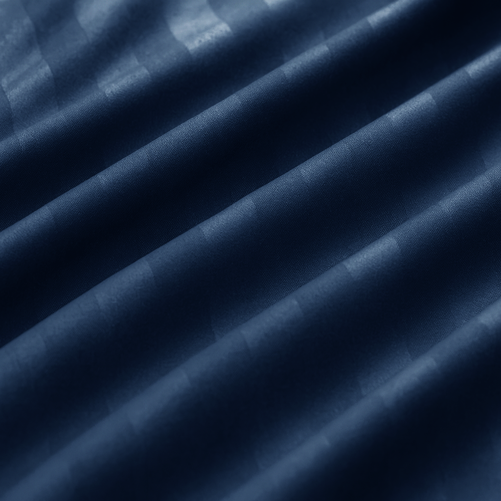 Navy Stripes Duvet Cover Set 6PCS