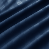 Navy Stripes Duvet Cover Set 6PCS