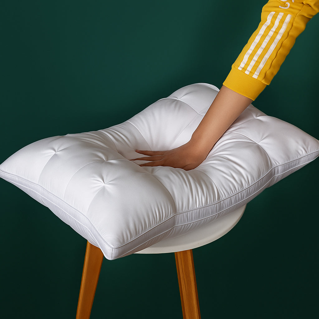 Handmade Pintuck Filled Pillow