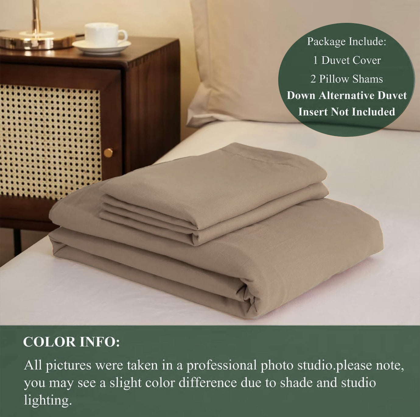 Cocoa Nest Duvet Cover Set