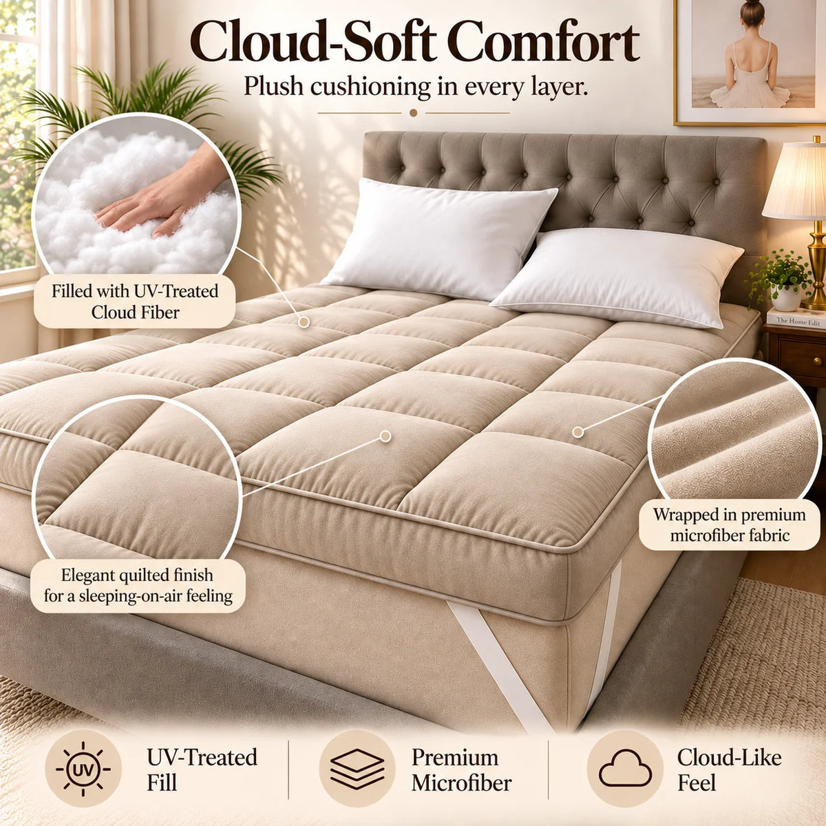 Sandstone Mattress Topper