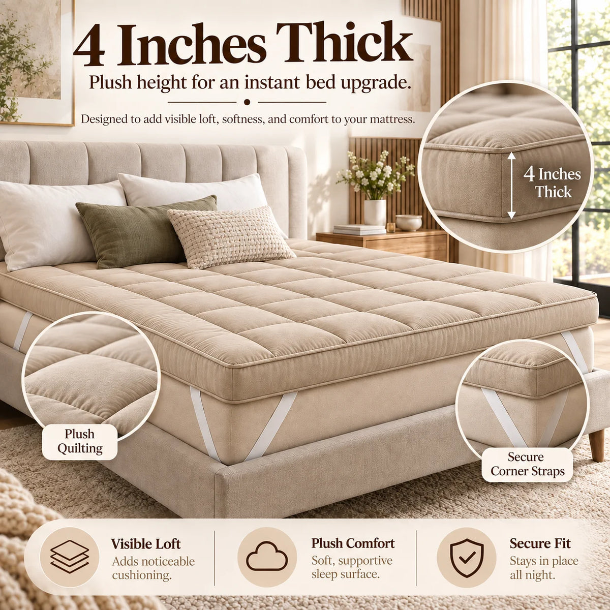 Sandstone Mattress Topper