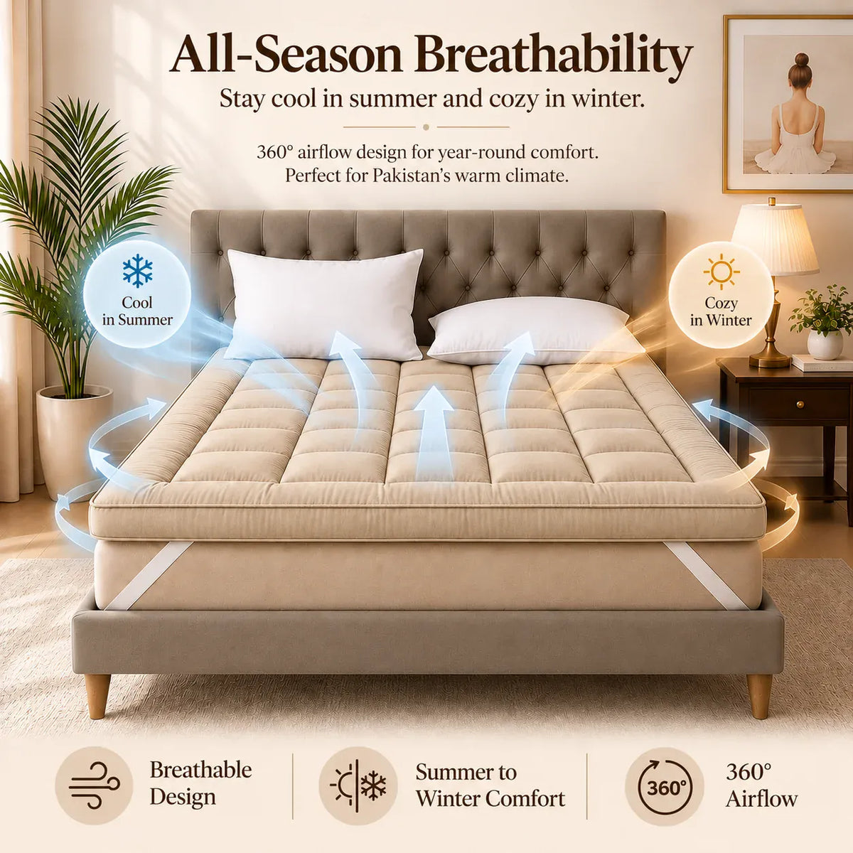 Sandstone Mattress Topper