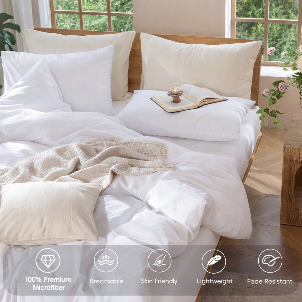 White Duvet Cover Set