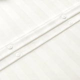 White Stripes Duvet Cover Set 6PCS