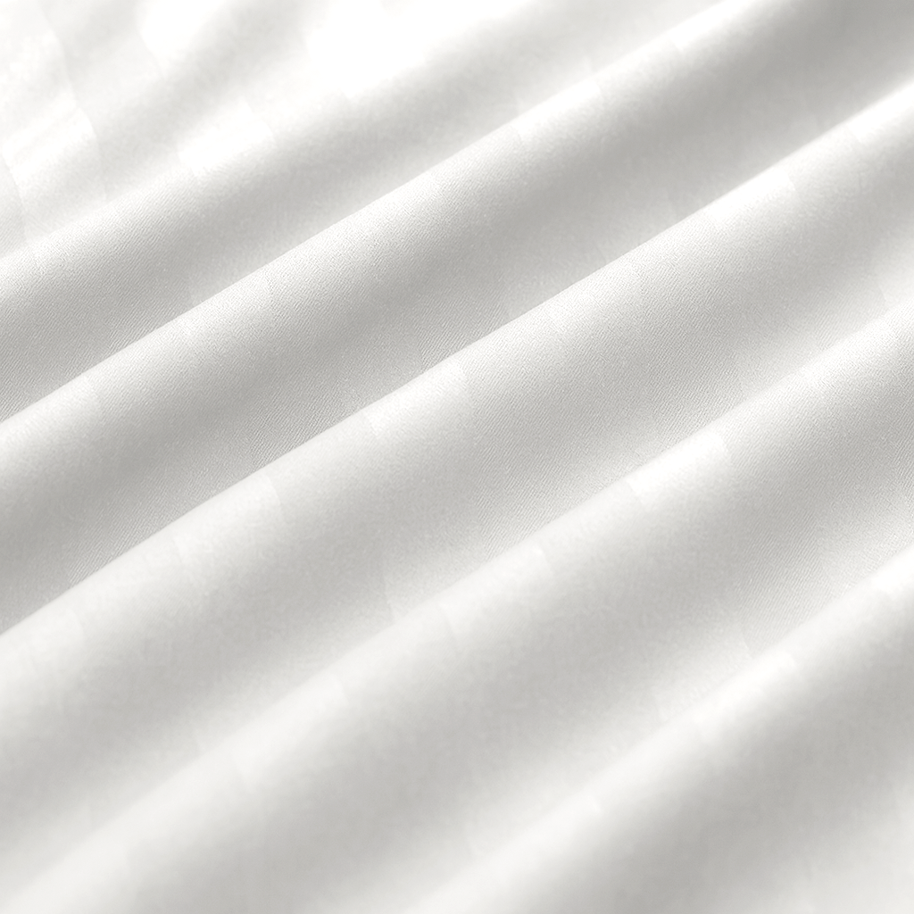 White Stripes Duvet Cover Set 6PCS